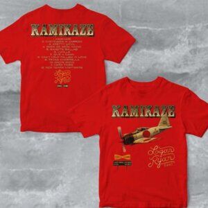 Logan Ryan Band Kamikaze Album Gildan Tee Two Sided Cover Art Shirt
